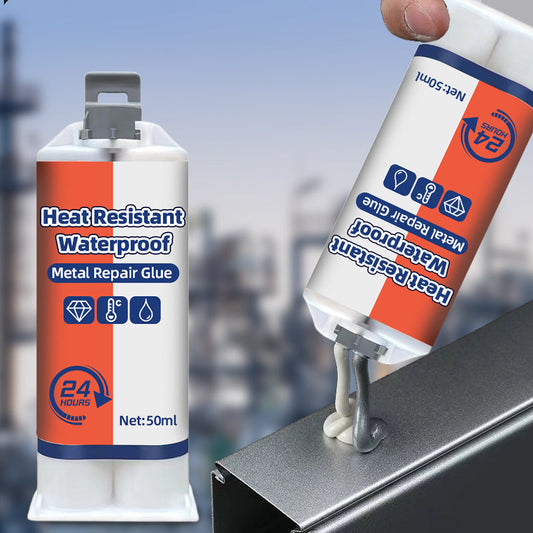 💕HOT SALE💕Heat Resistant Waterproof Metal Repair Glue（BUY 1 GET 1 FREE）